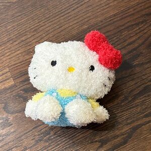 Hello Kitty Plush with Blue and Yellow Details